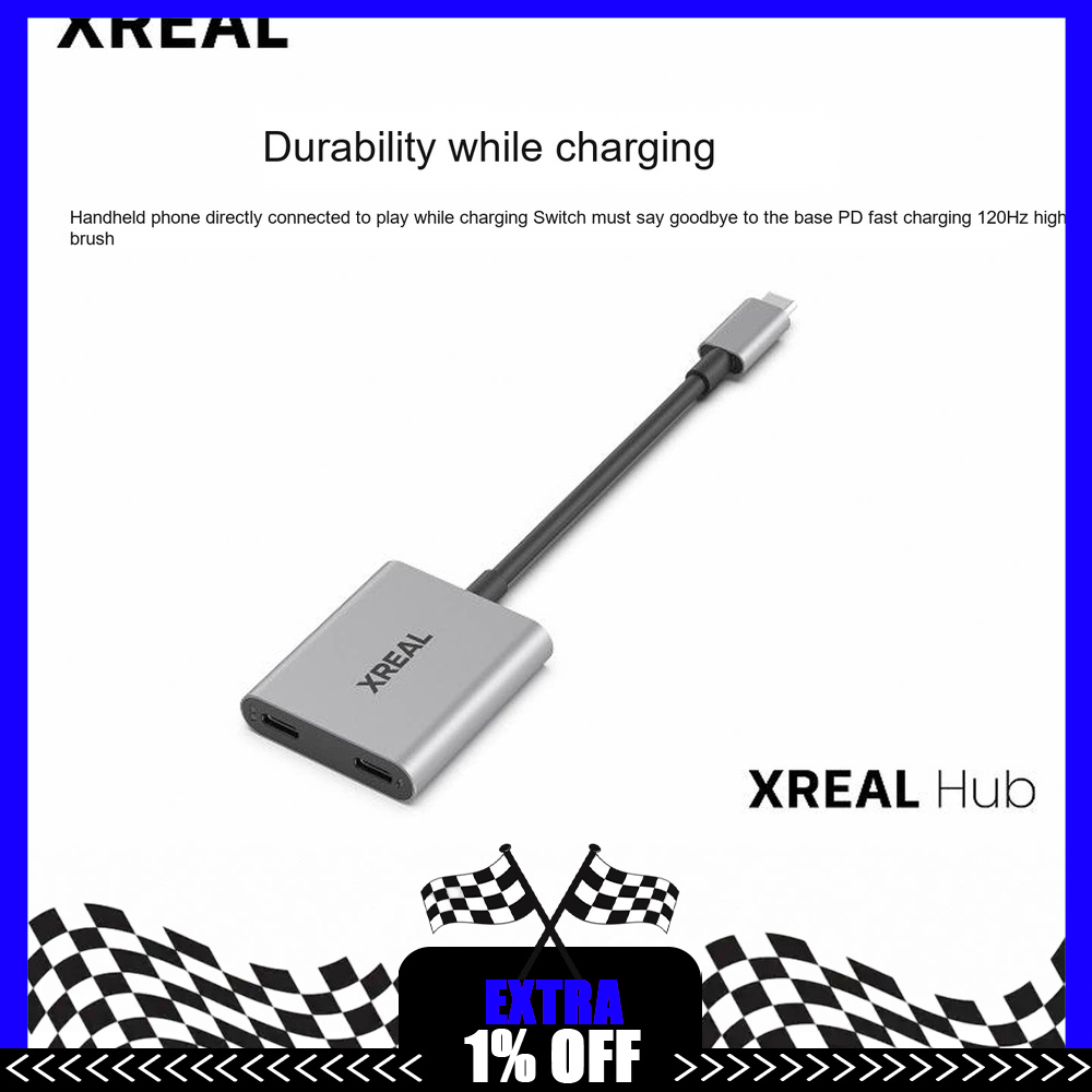 Gaming Console Rog Ally - Adaptador USB-C XREAL Hub para gafas