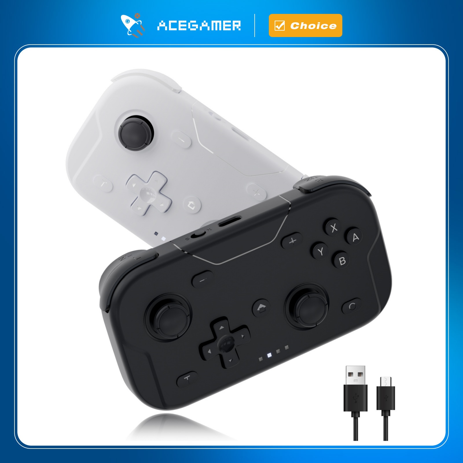 Gaming Console For Phone - AceGamer-controlador de juego de bolsillo, Joysticks