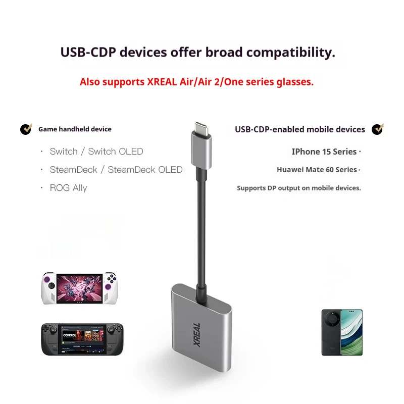 Adaptador USB-C XREAL Hub para - Gaming Console Rog Ally reseña y precio
